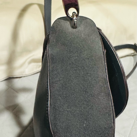 Ralph Lauren  Elegant Gray Leather Crossbody Bag - Picture 8 of 13